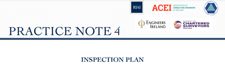 Part 4- BCAR Practice Notes – Inspection Plans